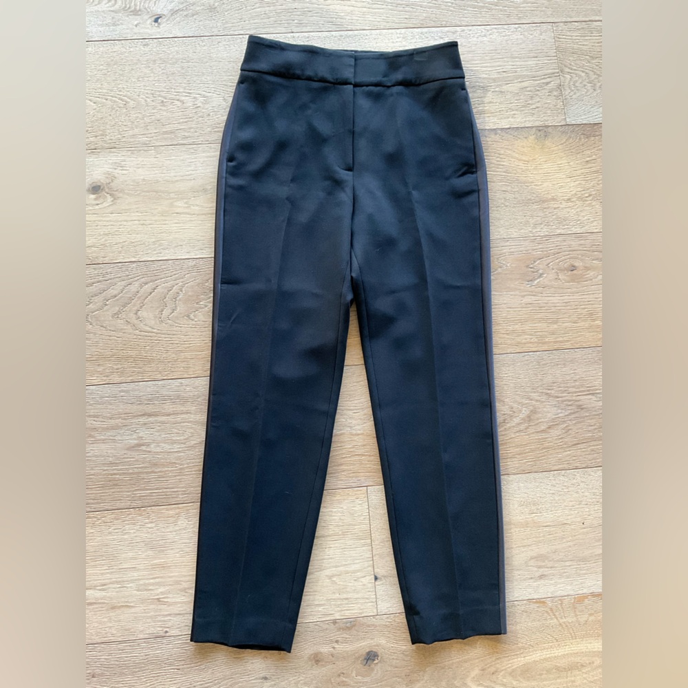 H&M Black Tailored Women’s Tuxedo Ankle Pants